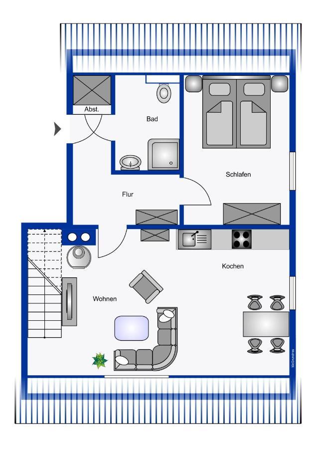 Ferienwohnung Wrixumer Marsch Exterior foto